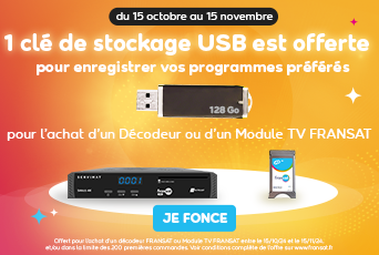 Clé USB offerte