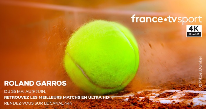 Roland Garros en Ultra HD sur FRANSAT