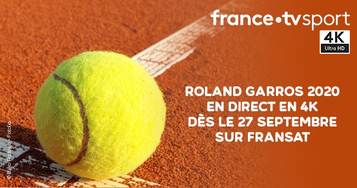 Roland Garros du 27 septembre au 11 octobre sur Fransat