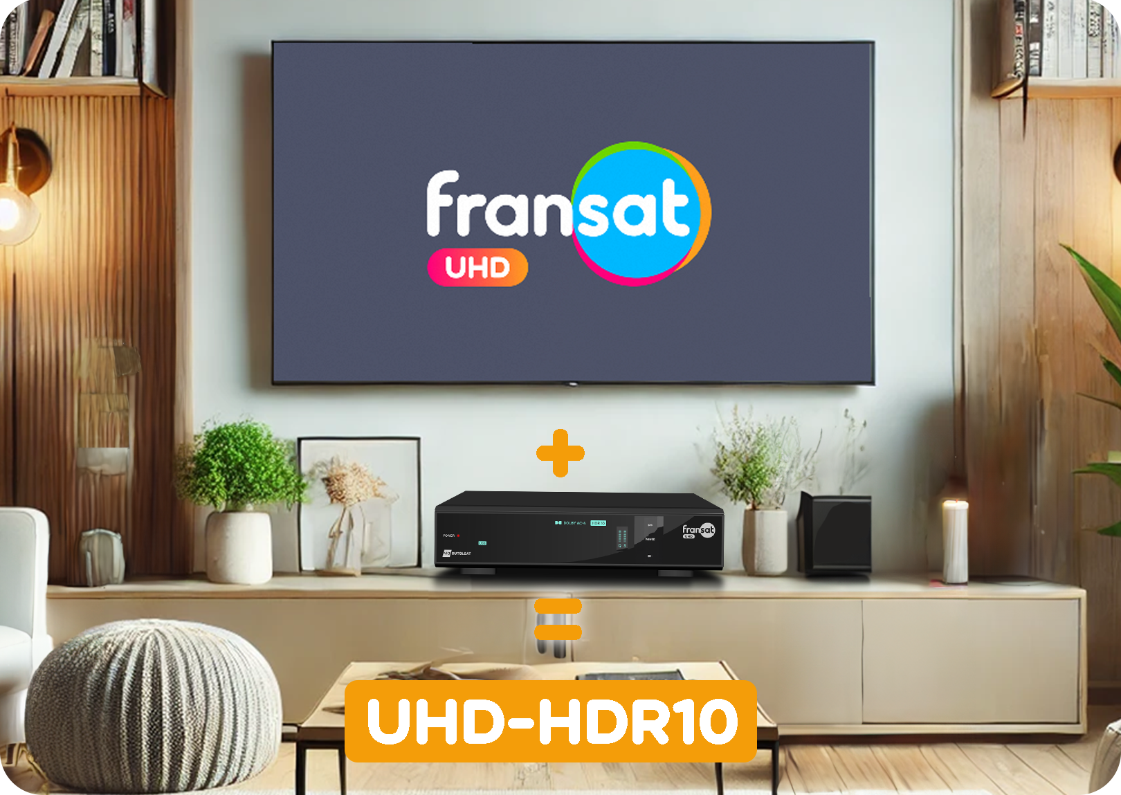 Recevoir la 4K-UHD avec FRANSAT